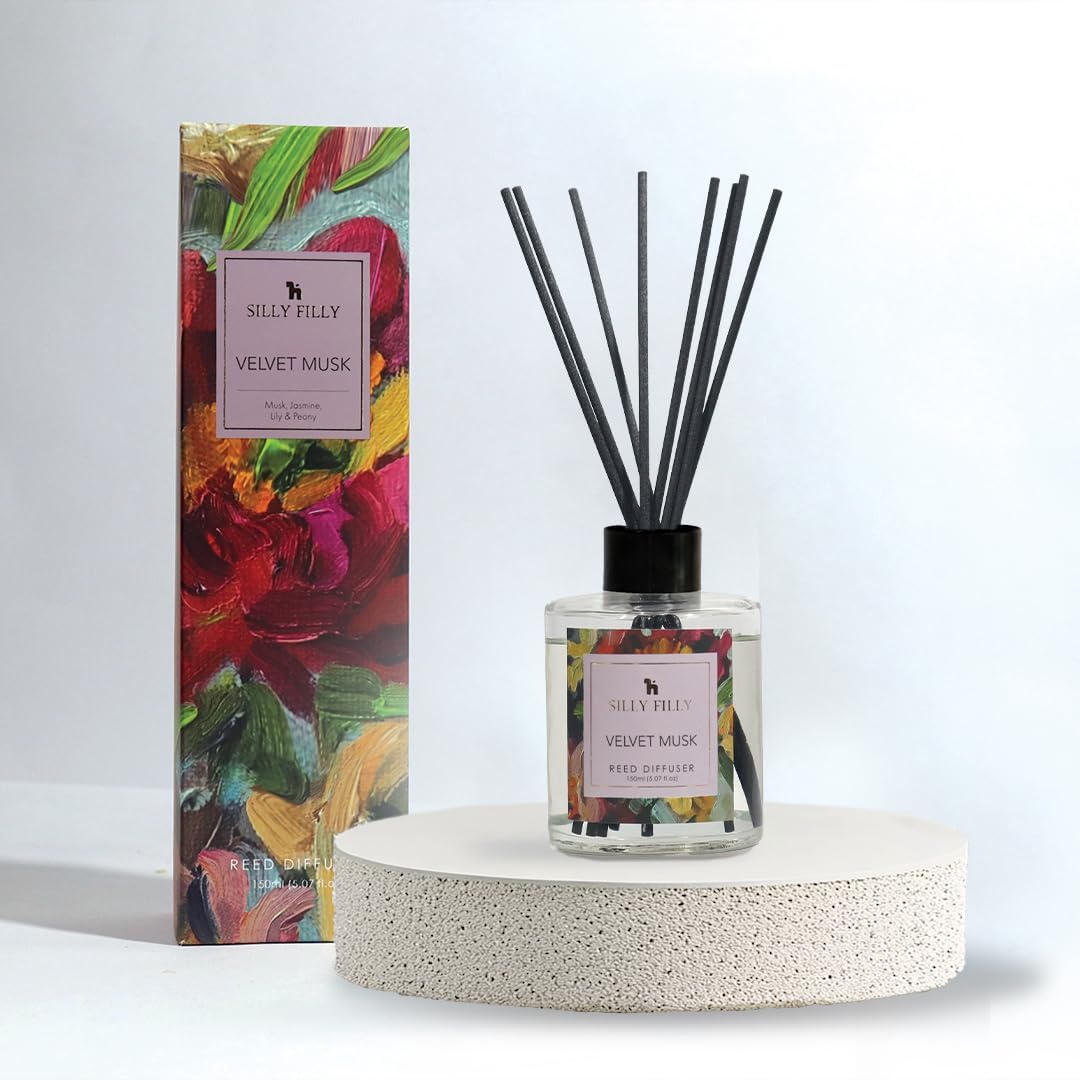 Silly Filly Reed Diffuser Set Velvet Musk