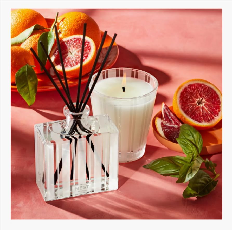 NEST Fragrances Blood Orange Basil Reed Diffuser Set