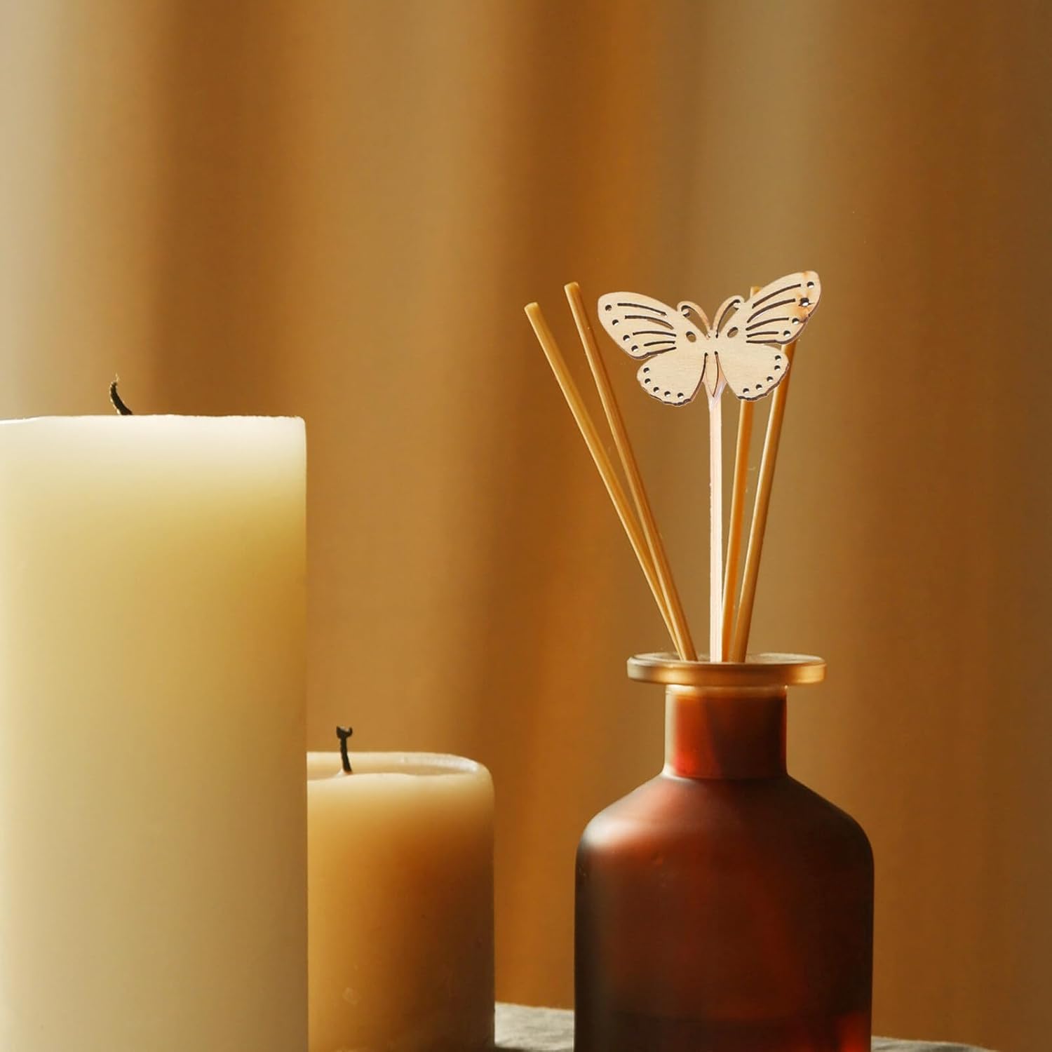 Uonlytech 10pcs Butterfly Reed Diffuser Sticks