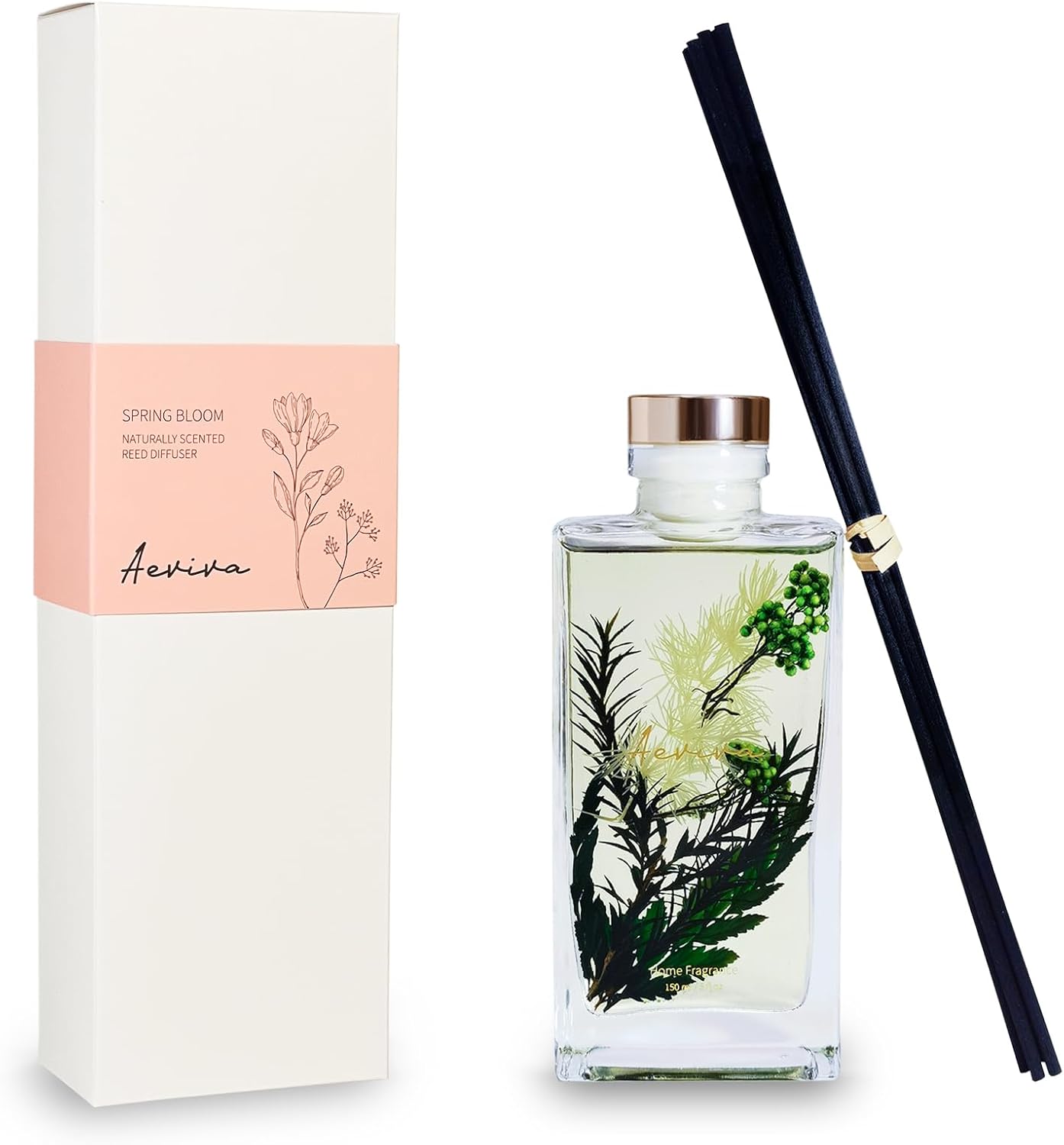 Aeviva Reed Diffuser Set 5 Fl Oz Spring Bloom Fragrance