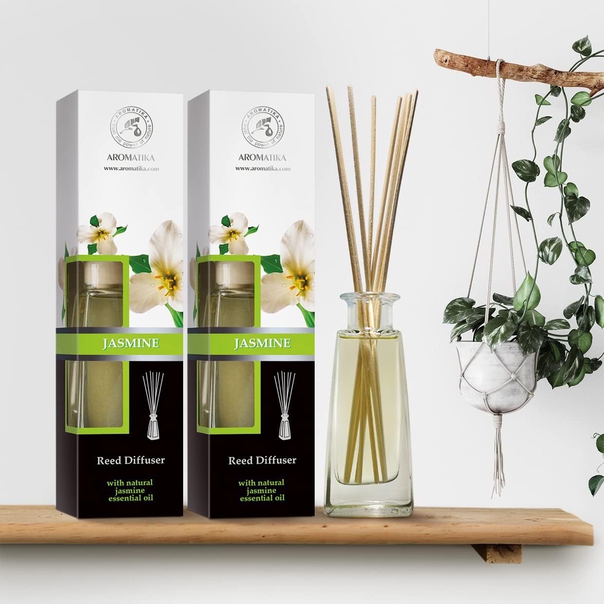 Jasmine Reed Diffuser Set 2 - 100ml Natural Scent