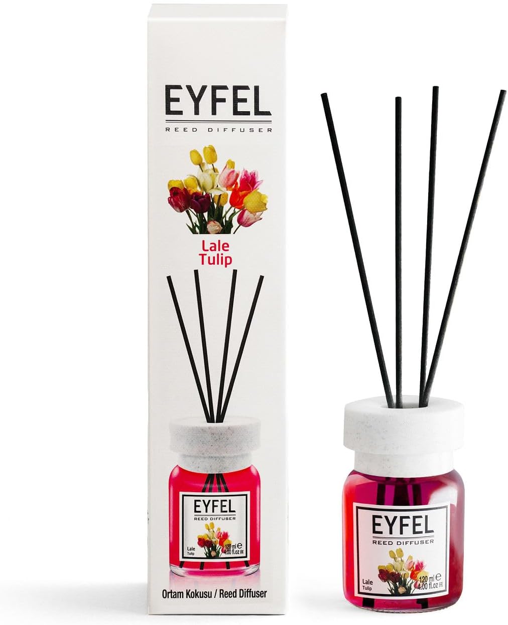 EYFEL Tulip Reed Diffuser Set 405 Fl Oz