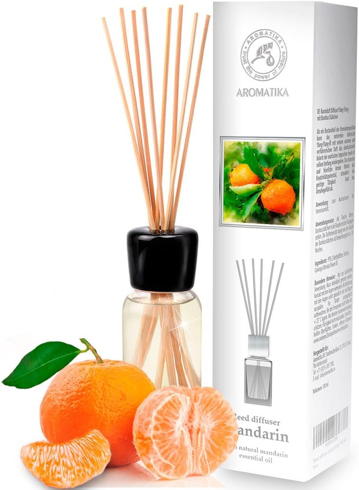 Mandarine Reed Diffuser Set 34 Fl Oz - Natural Fragrance
