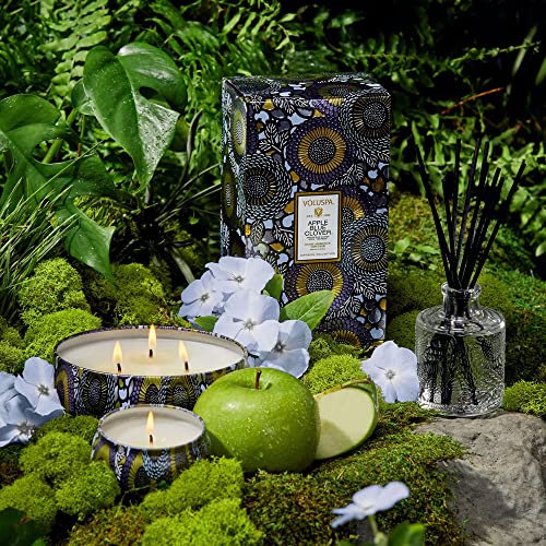 Voluspa Japonica Reed Diffuser Apple Blue Clover