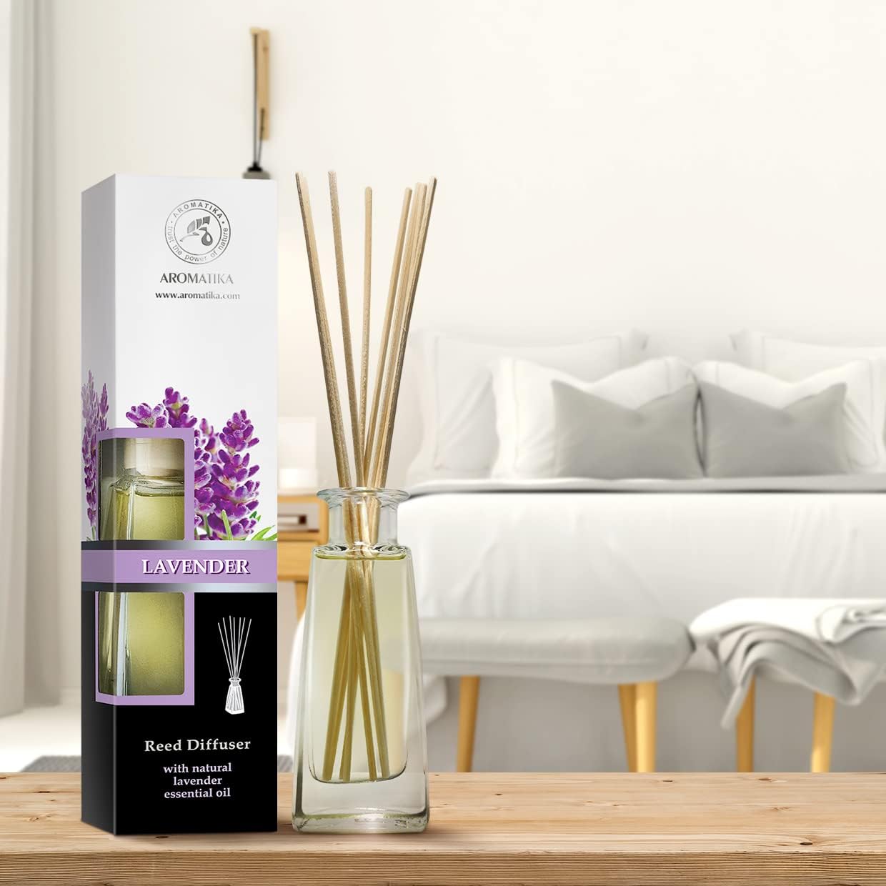 Natural Essential Oil Reed Diffuser Set - 3 x 34 Fl Oz