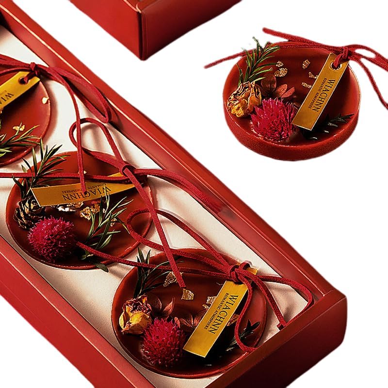 DVOTINST Solid Fragrance Wax Melts Dried Flower Aroma Gift Set - Red