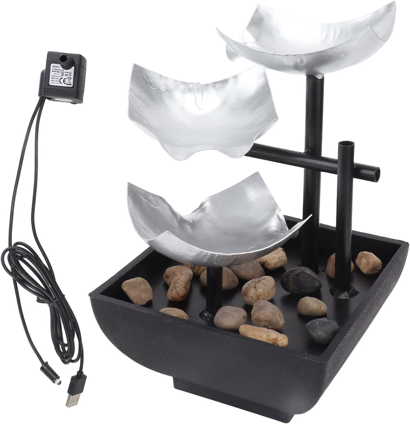 Locadence Tabletop Fountain with 3 Levels