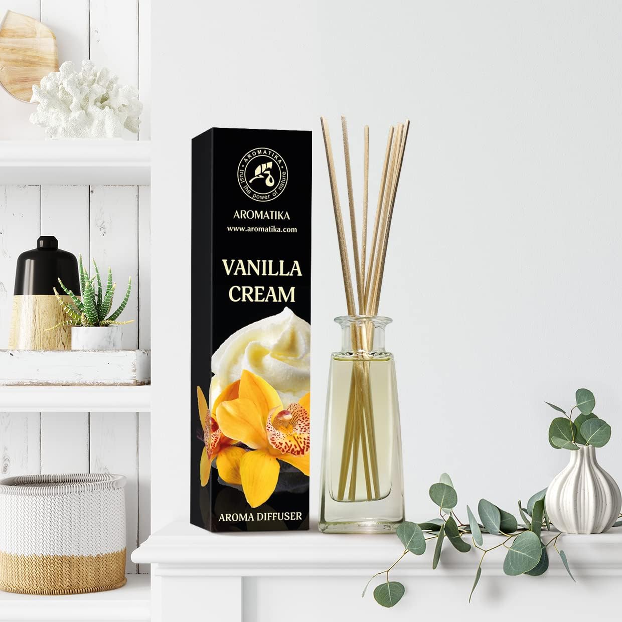 Vanilla Cream Reed Diffuser Set 100ml