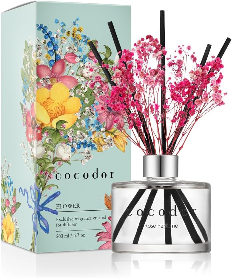 Cocodor Preserved Rose Reed Diffuser Set 67oz