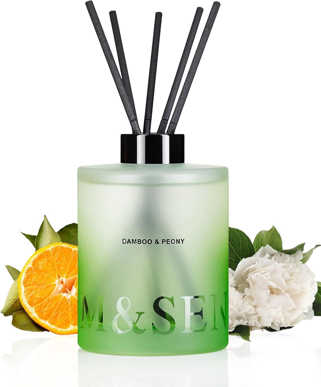 MSENSE Bamboo Peony Reed Diffuser Set