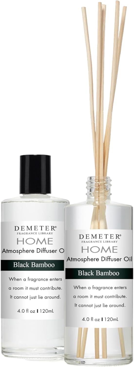 DEMETER Black Bamboo Diffuser Oil 4 oz Set
