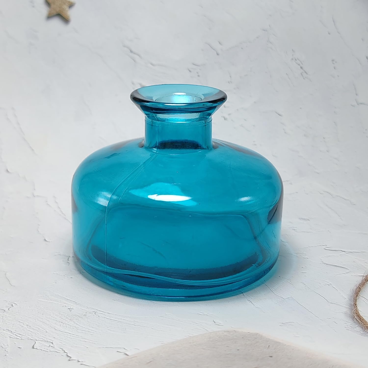 200ml Blue Round Refillable Diffuser Bottle