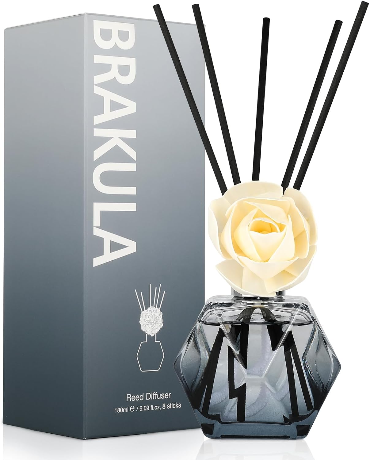 Brakula Reed Diffuser Set with 6 Scents and 8 Sticks