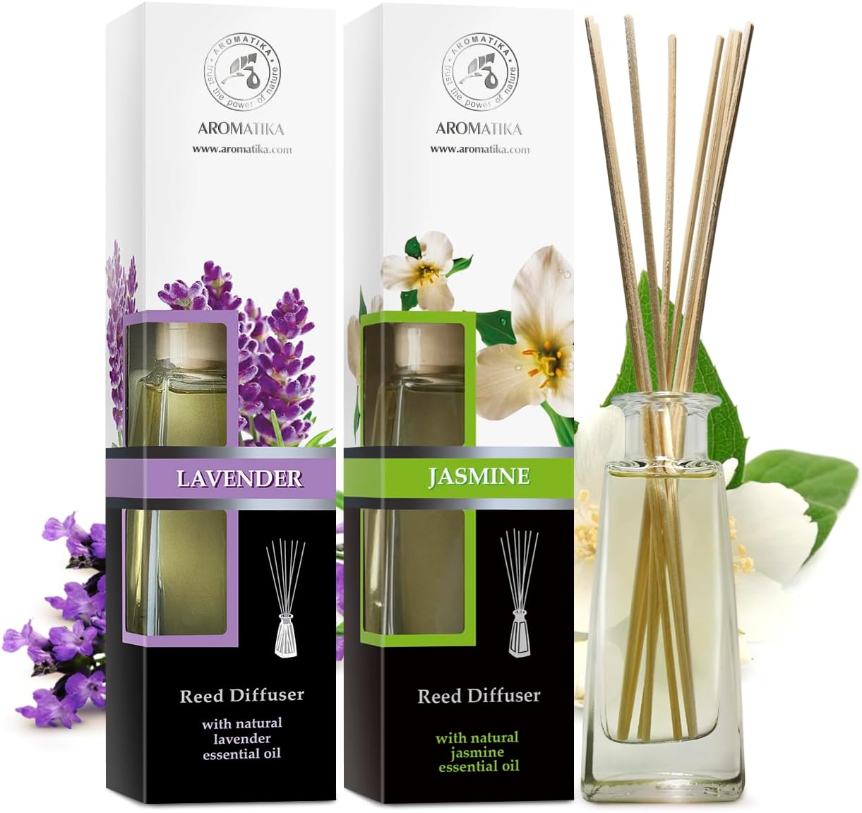 Jasmine Lavender Reed Diffuser Set 34 Fl Oz