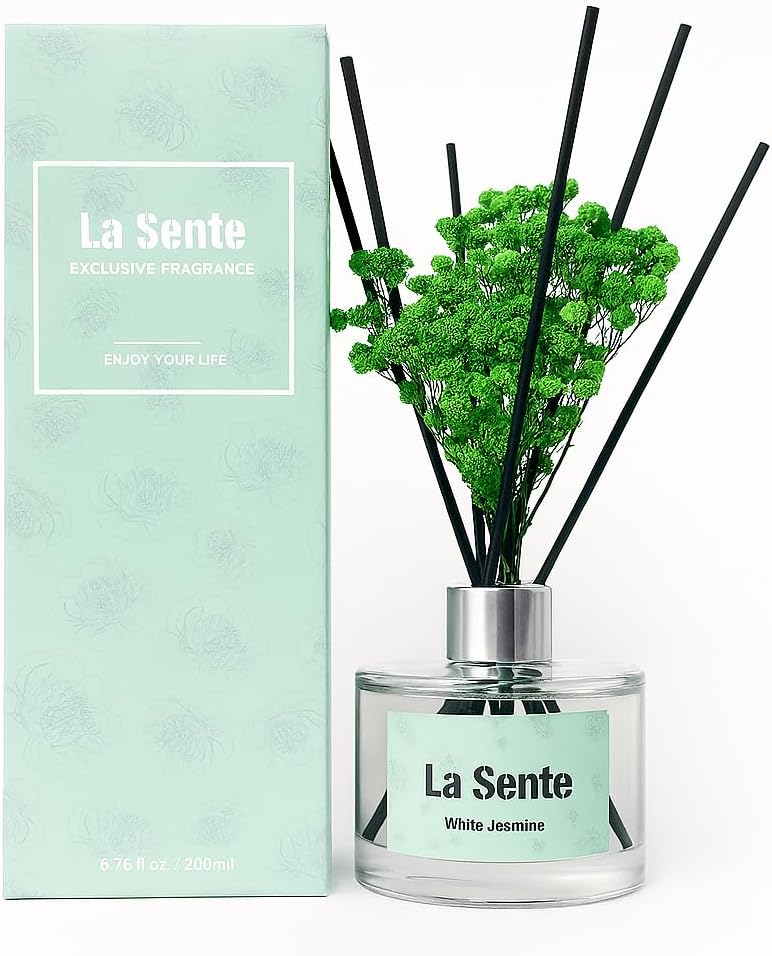 La Sente Reed Diffuser Gift Set with White Jasmine