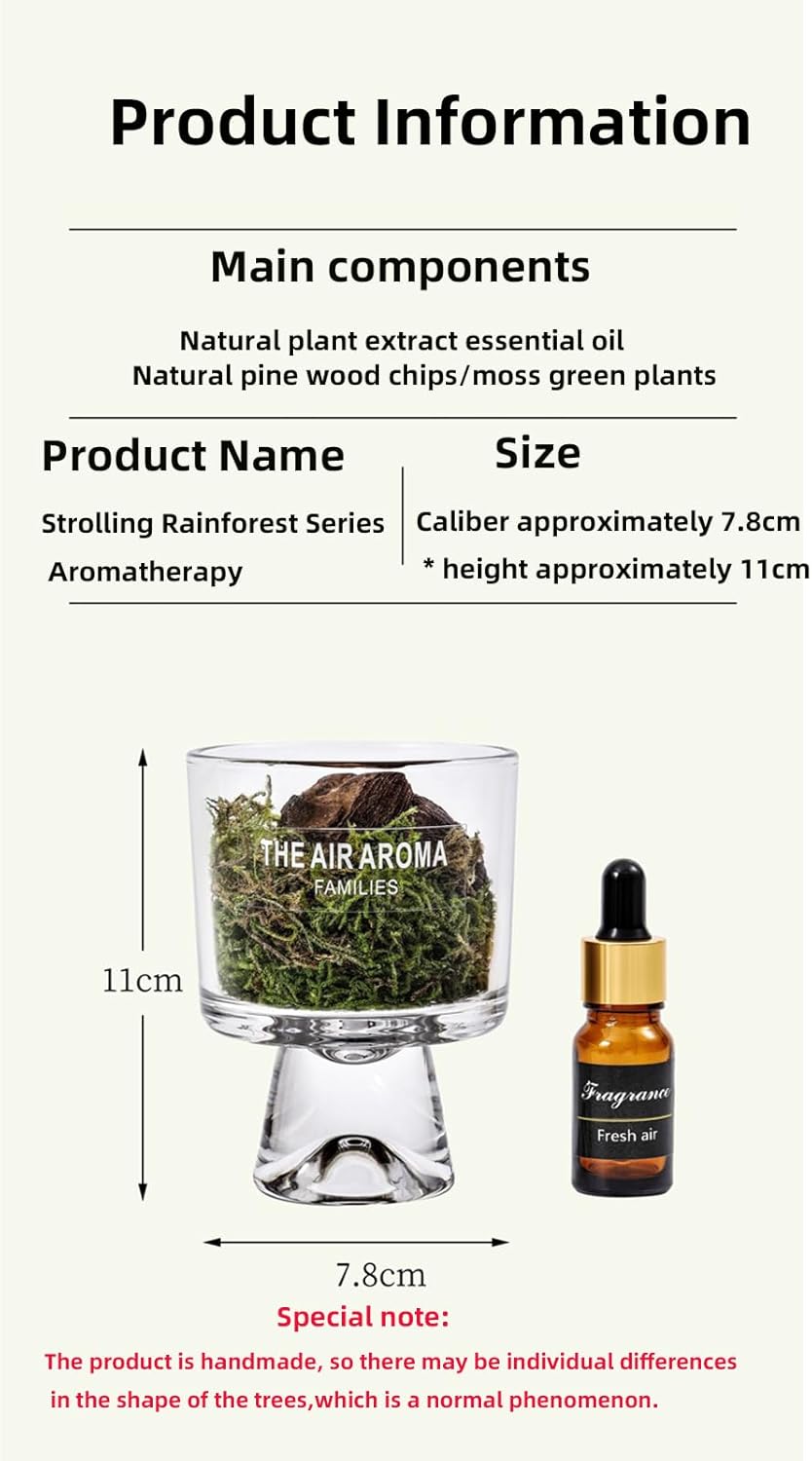 Moss and Pine Aromatherapy Diffuser with Jasmine Scent