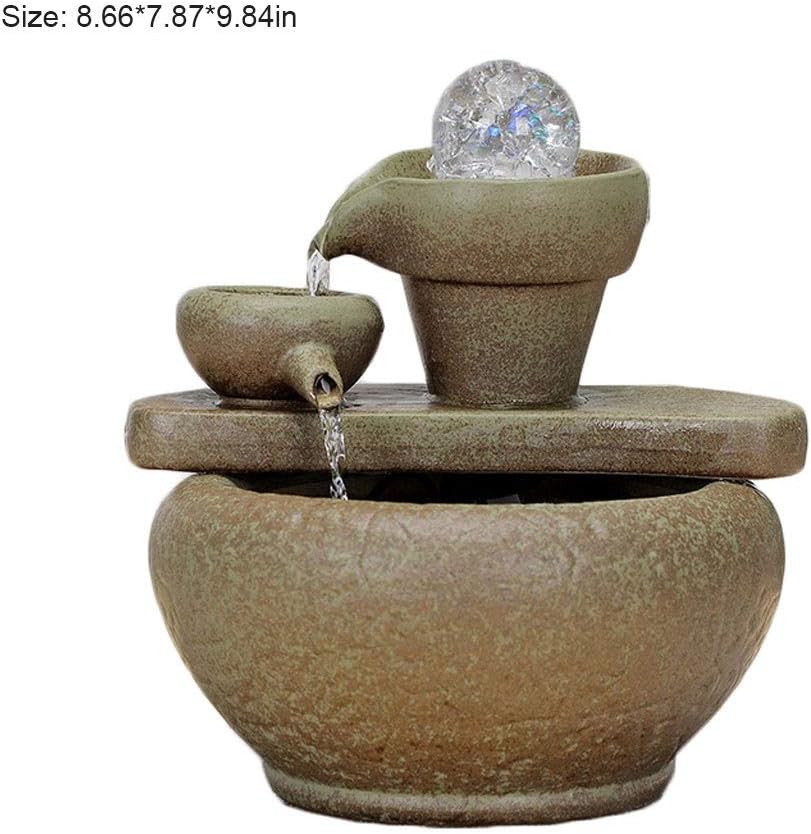 Tabletop Fountain Ceramic Indoor Fengshui Humidifier