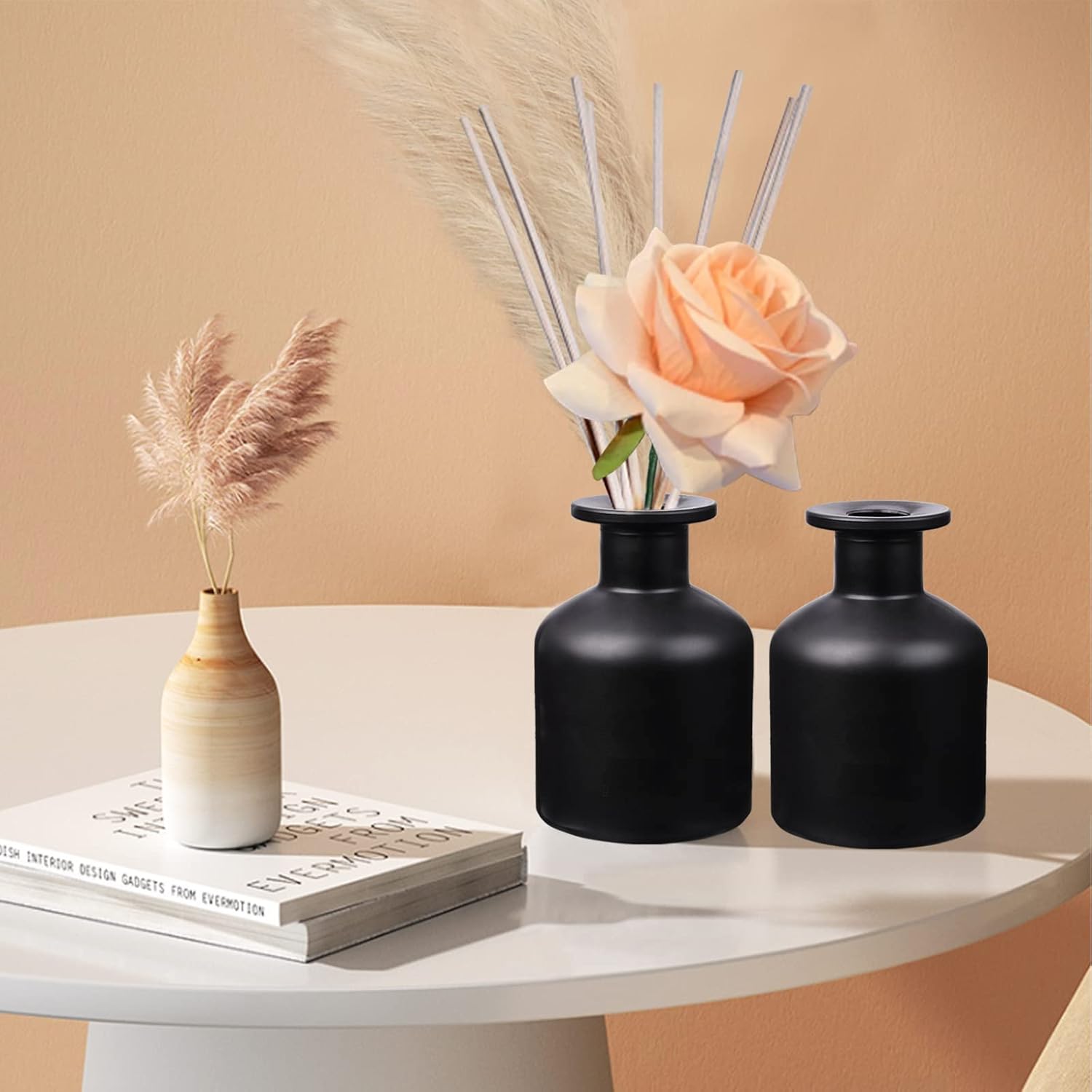 HOSSIAN Diffuser Glass Bottles Set of 3