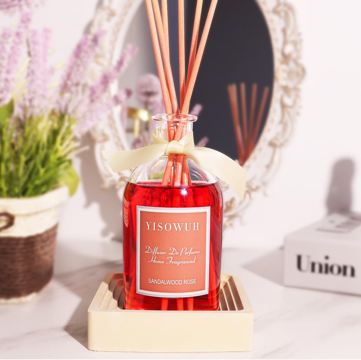 Sandalwood Rose Reed Diffuser Set 250ml with 8 Sticks