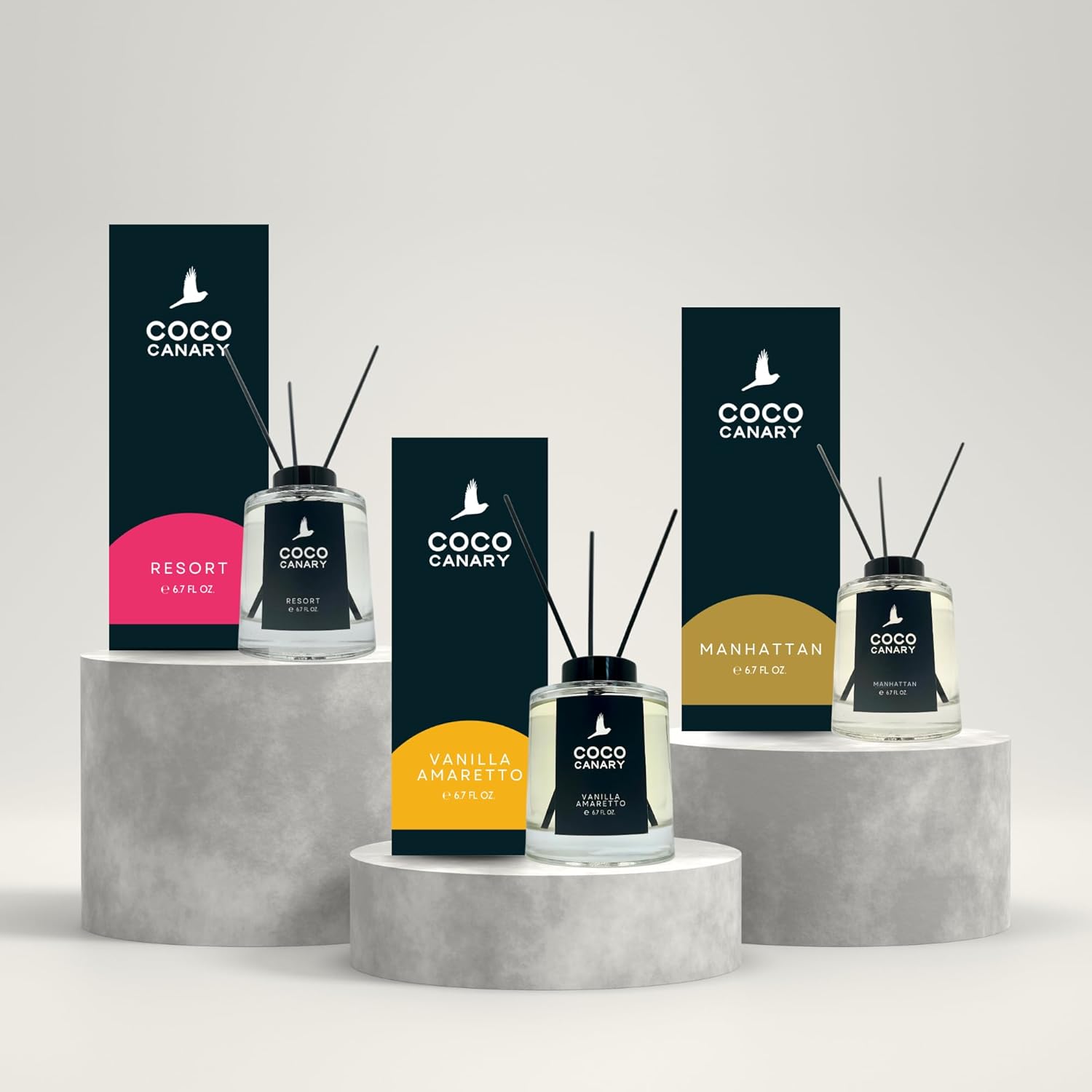 Coco Canary 67 Oz Reed Diffuser Vanilla Amaretto