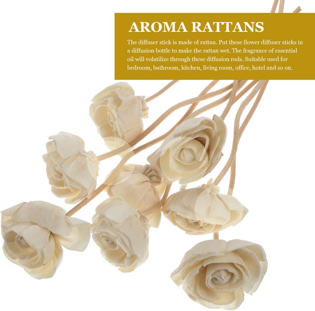 Angoily Reed Diffuser Sticks 6PCS Natural Rattan for Aroma