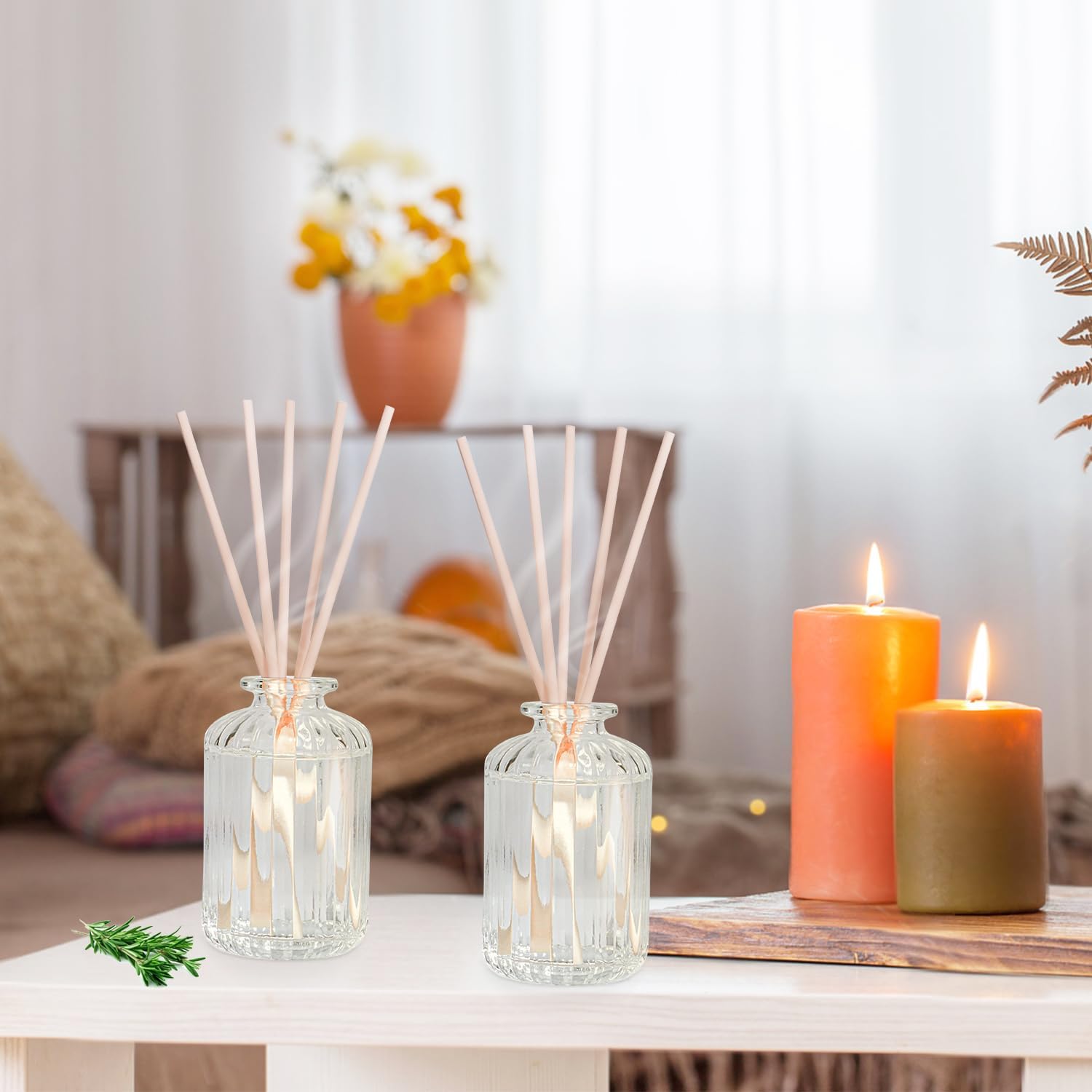 Lodeur Vill Reed Diffuser Set 2 Pack Vanilla Scent