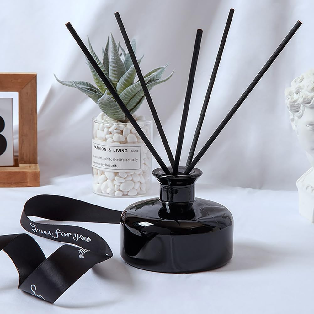 VASANA 200 ml Empty Glass Diffuser Bottle Black