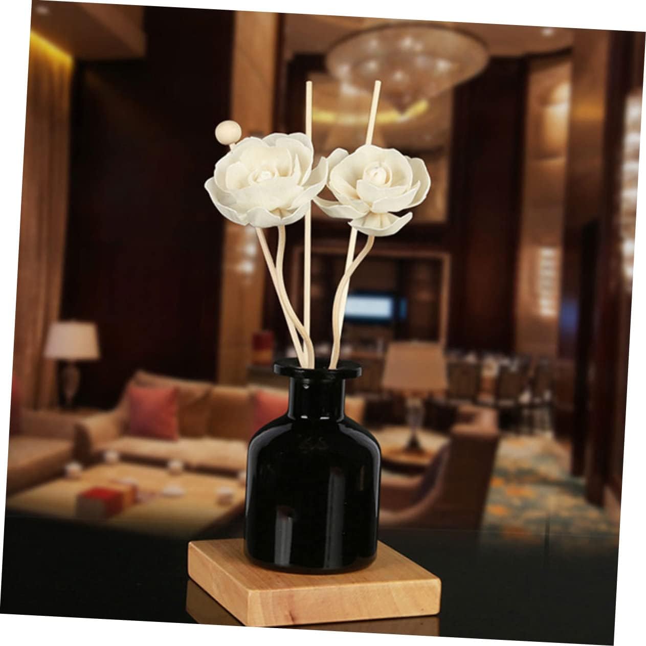 BESPORTBLE 8Pcs Rattan Reed Diffuser Set with Decorative Vines