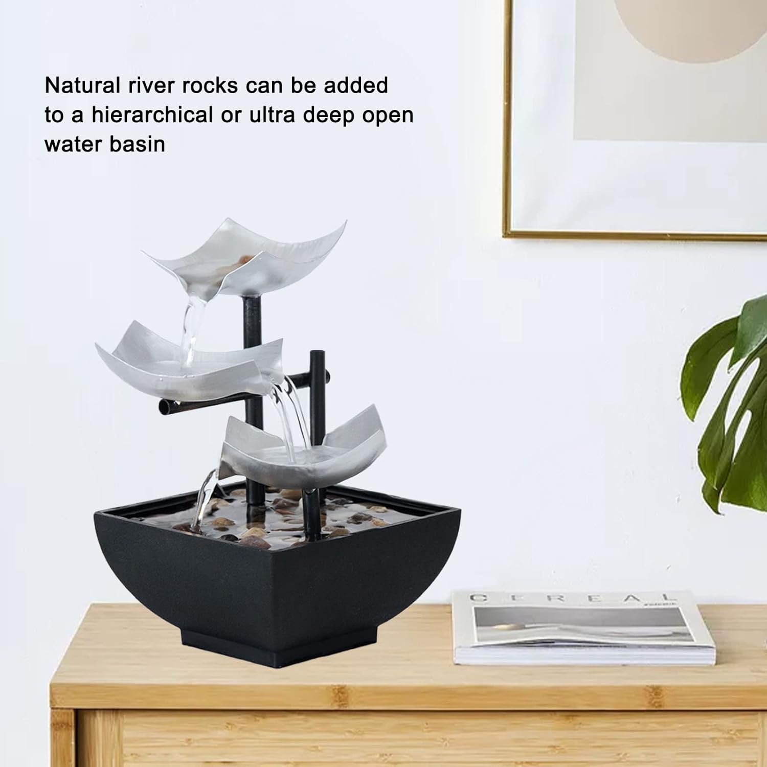 Locadence Tabletop Fountain with 3 Levels