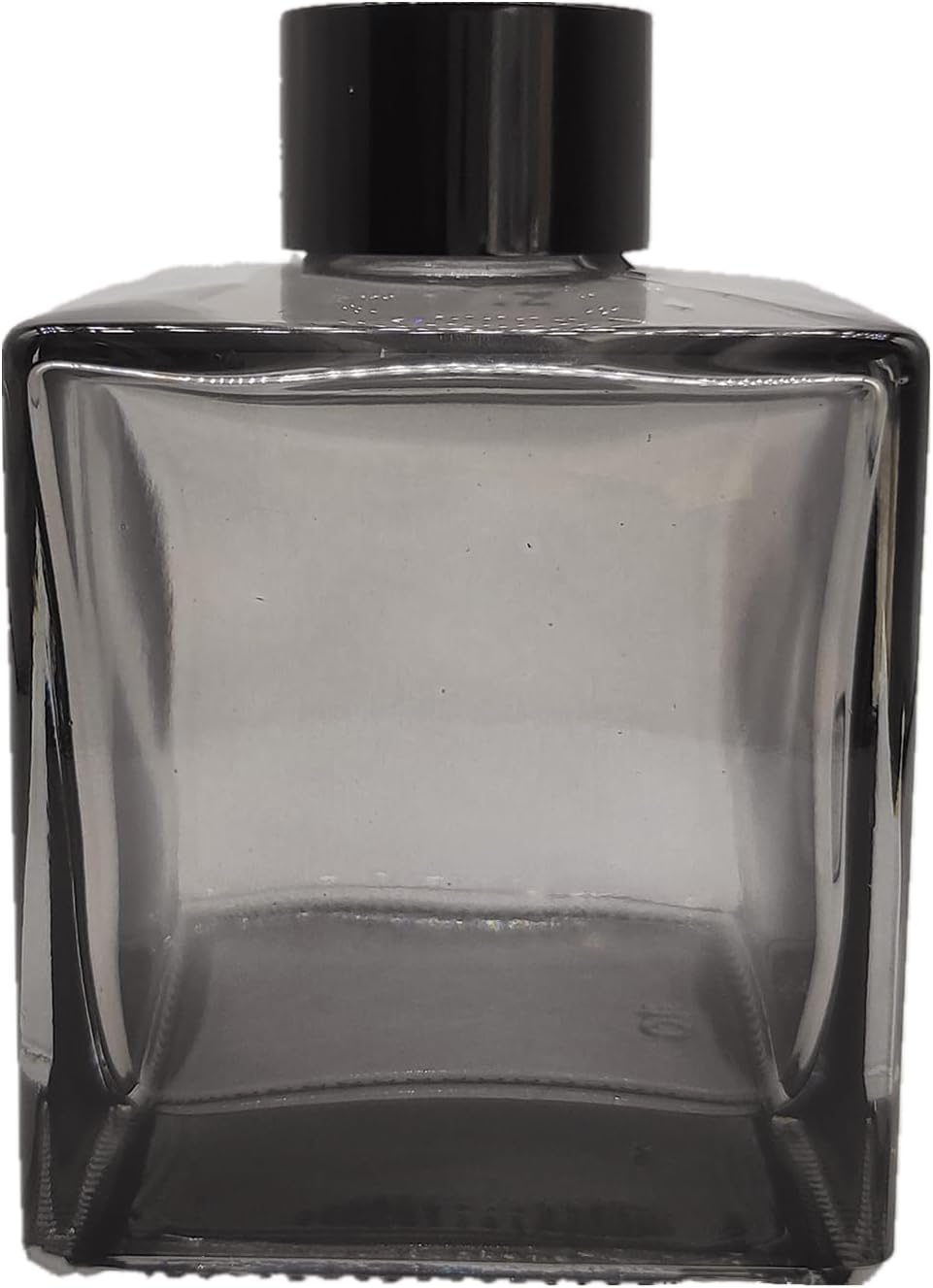 PimyRcyi Reed Diffuser Set 4pcs 200ml Square Glass Jar With Black Sticks For DIY Fragrance Replacement