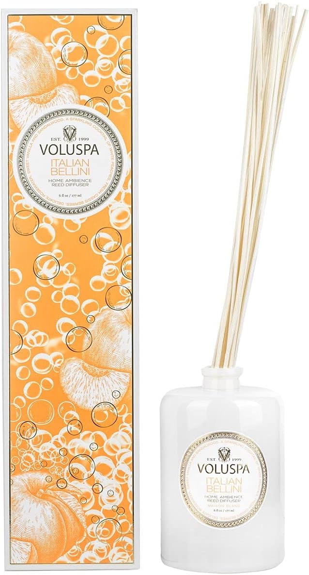 Voluspa Italian Bellini Reed Diffuser Set