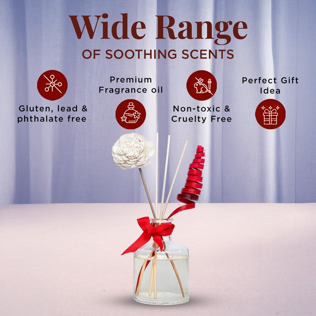 Folkulture Reed Diffuser Set 5oz Vanilla Scent