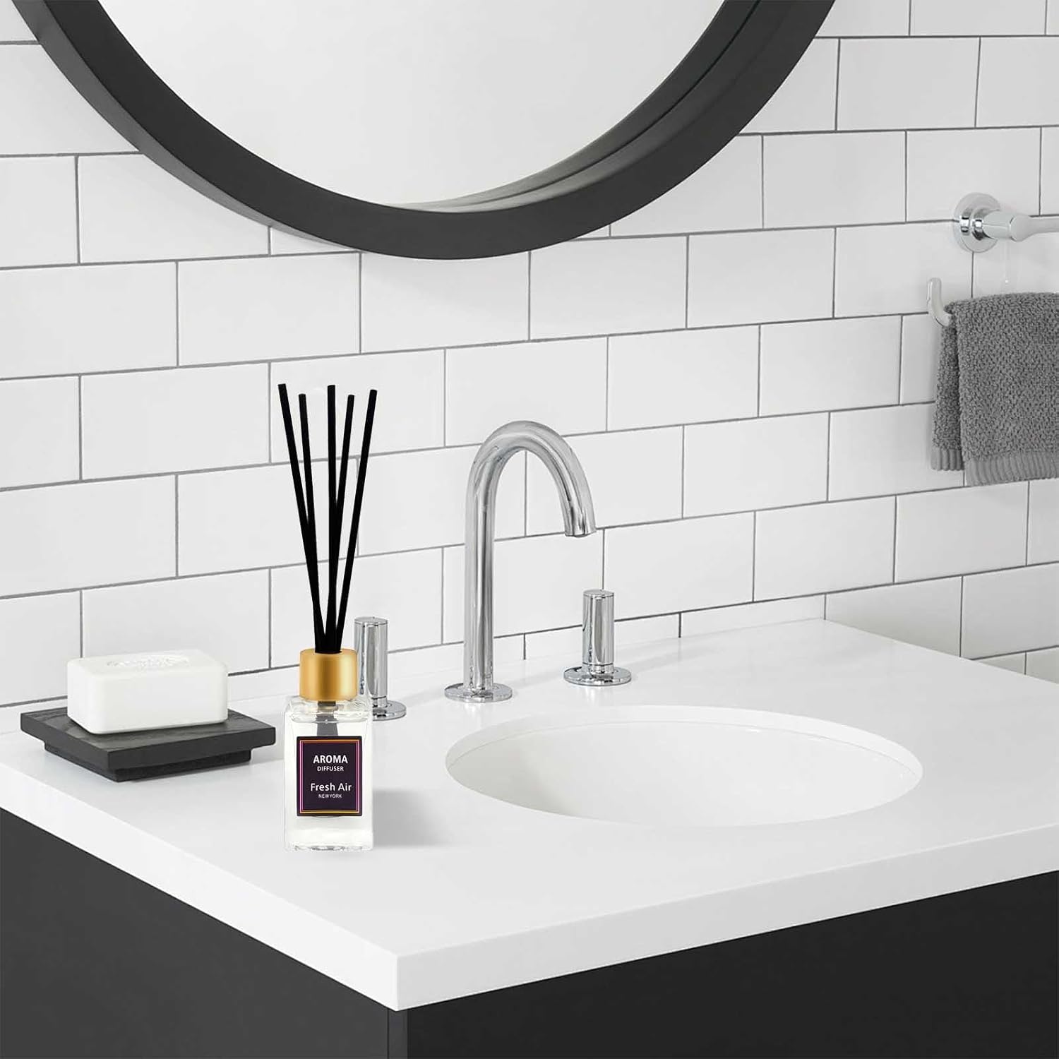 Pierides 3 Scent Reed Diffuser Set with 15 Sticks