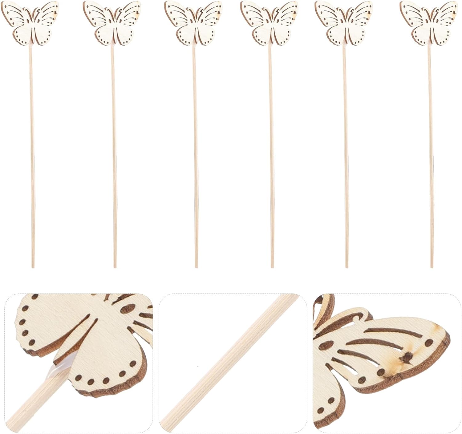 Uonlytech 10pcs Butterfly Reed Diffuser Sticks