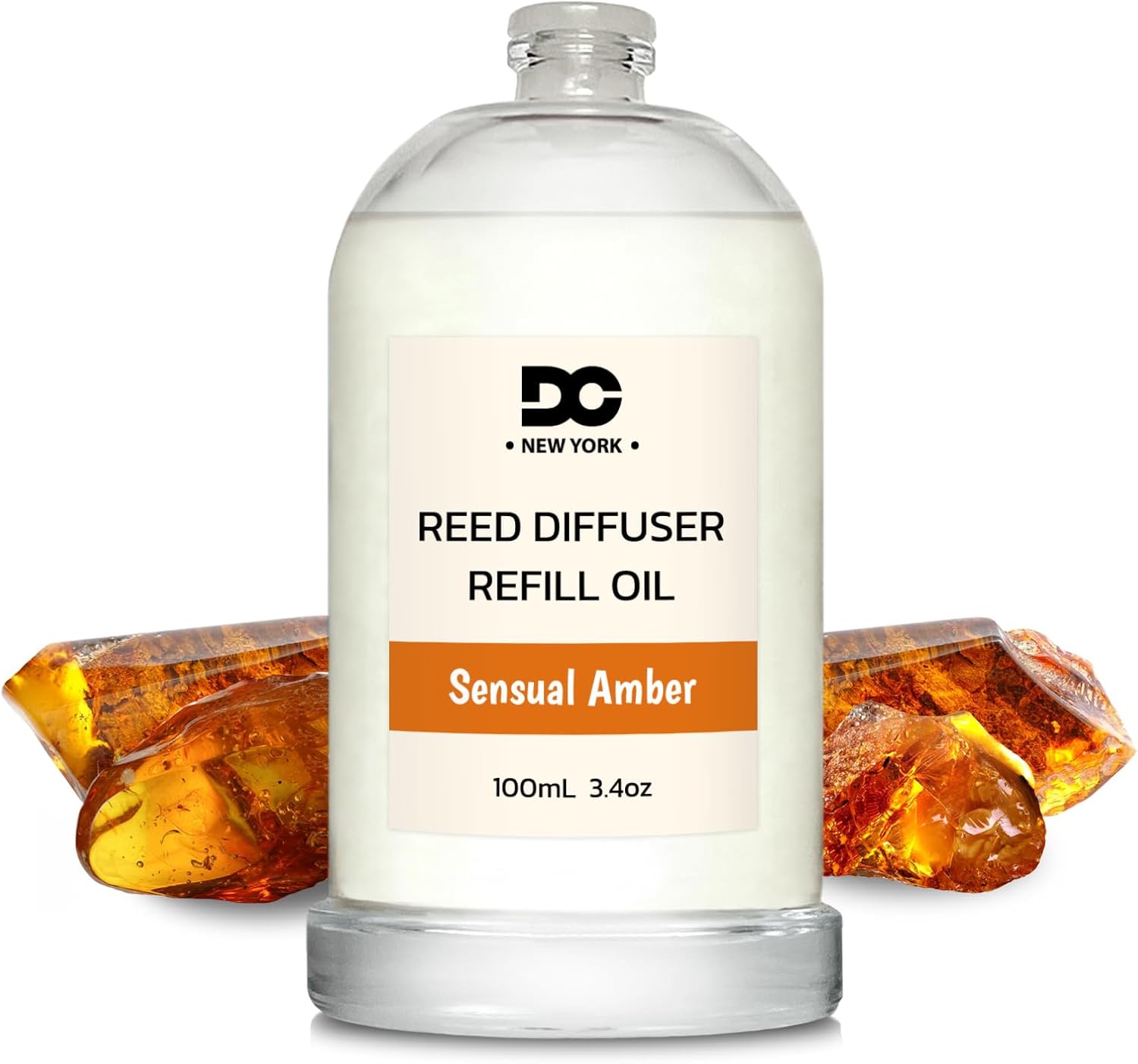 Daniellas Candles Sensual Amber Diffuser Refill Oil 34oz