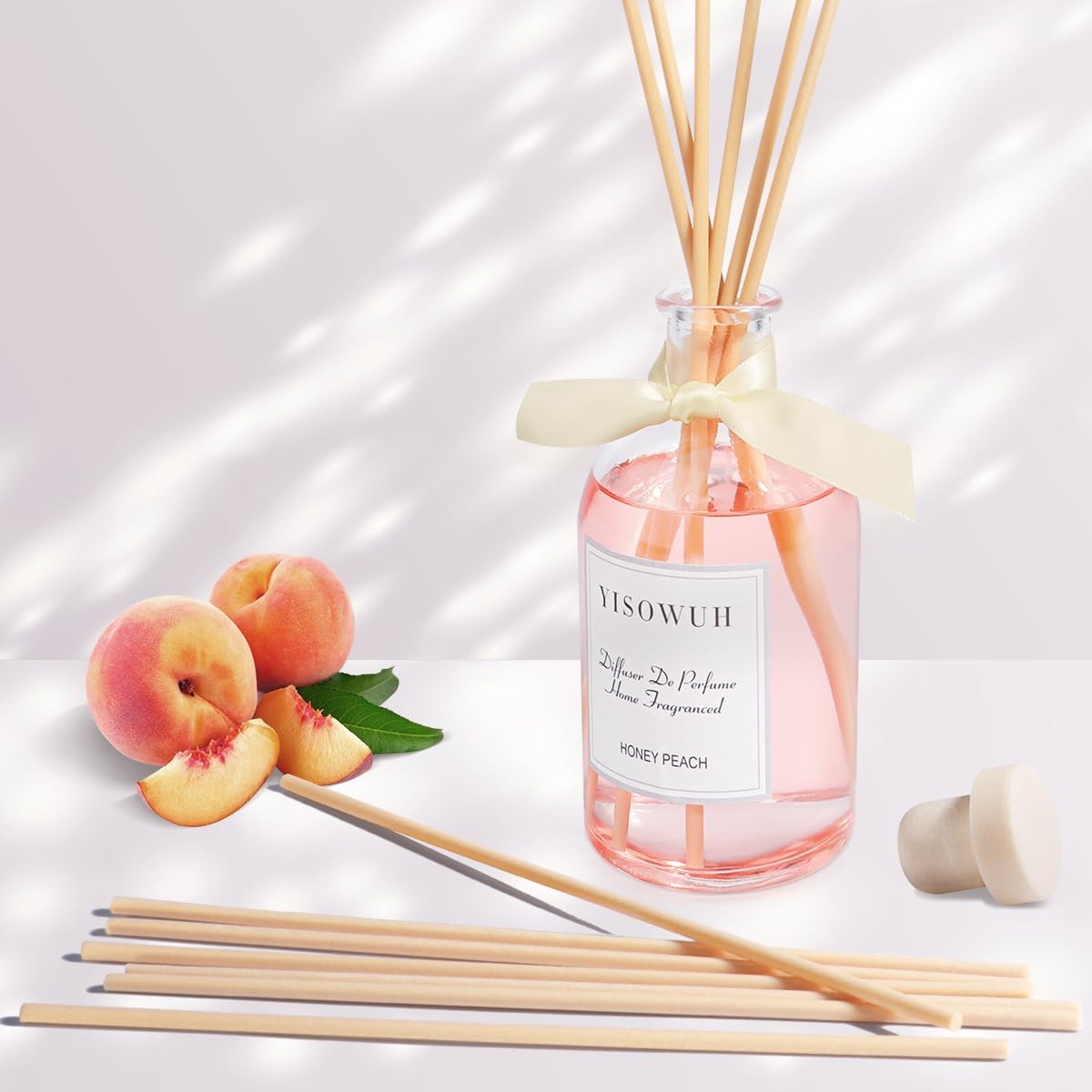 Sandalwood Rose Reed Diffuser Set 250ml with 8 Sticks