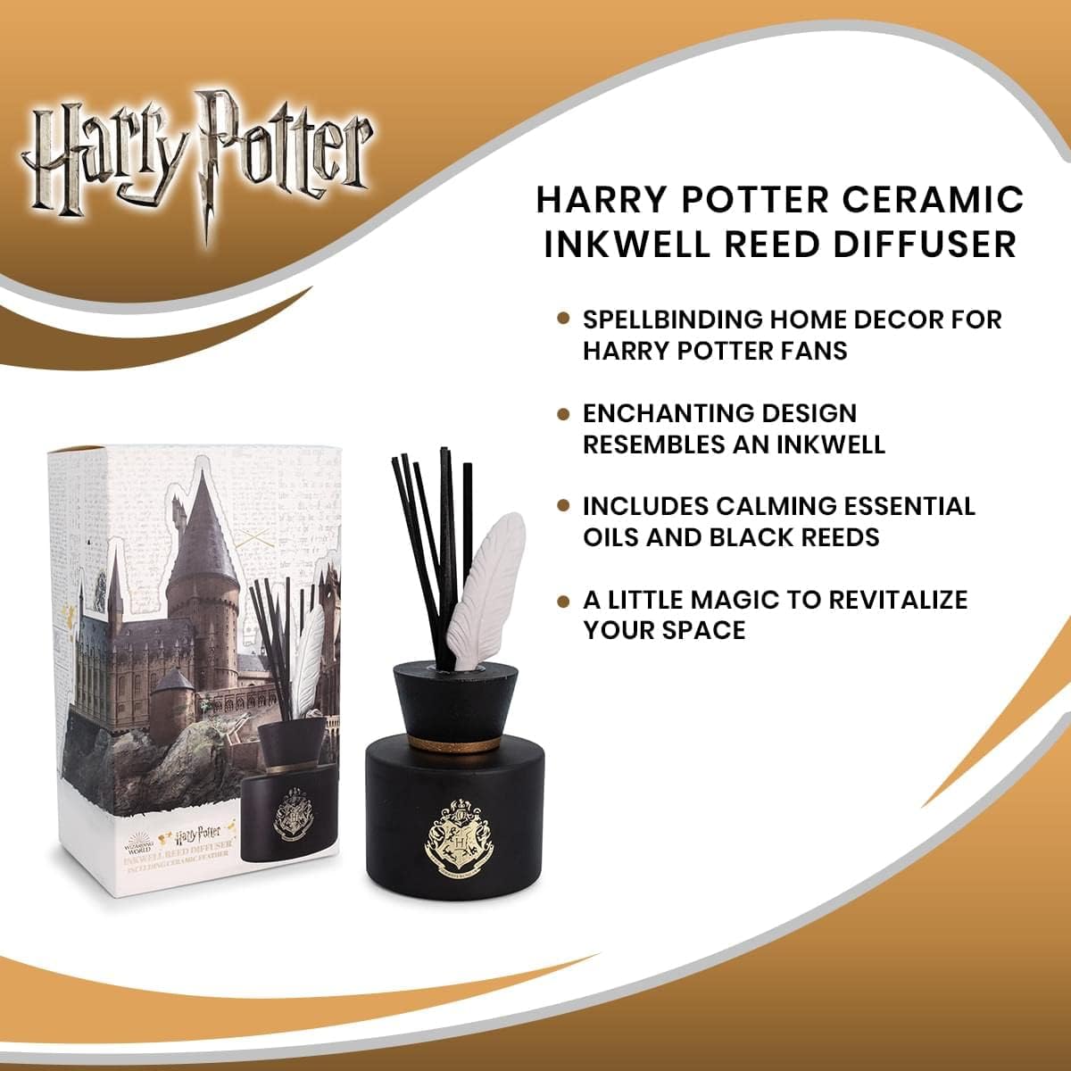 Harry Potter Ceramic Inkwell Reed Diffuser Set