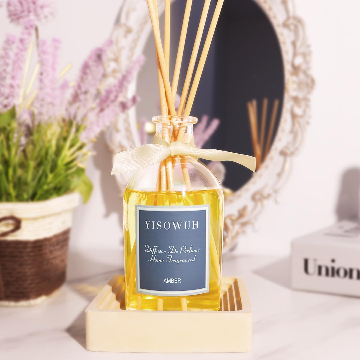 Amber Fruity Reed Diffuser Set - 250ml with 8 Sticks