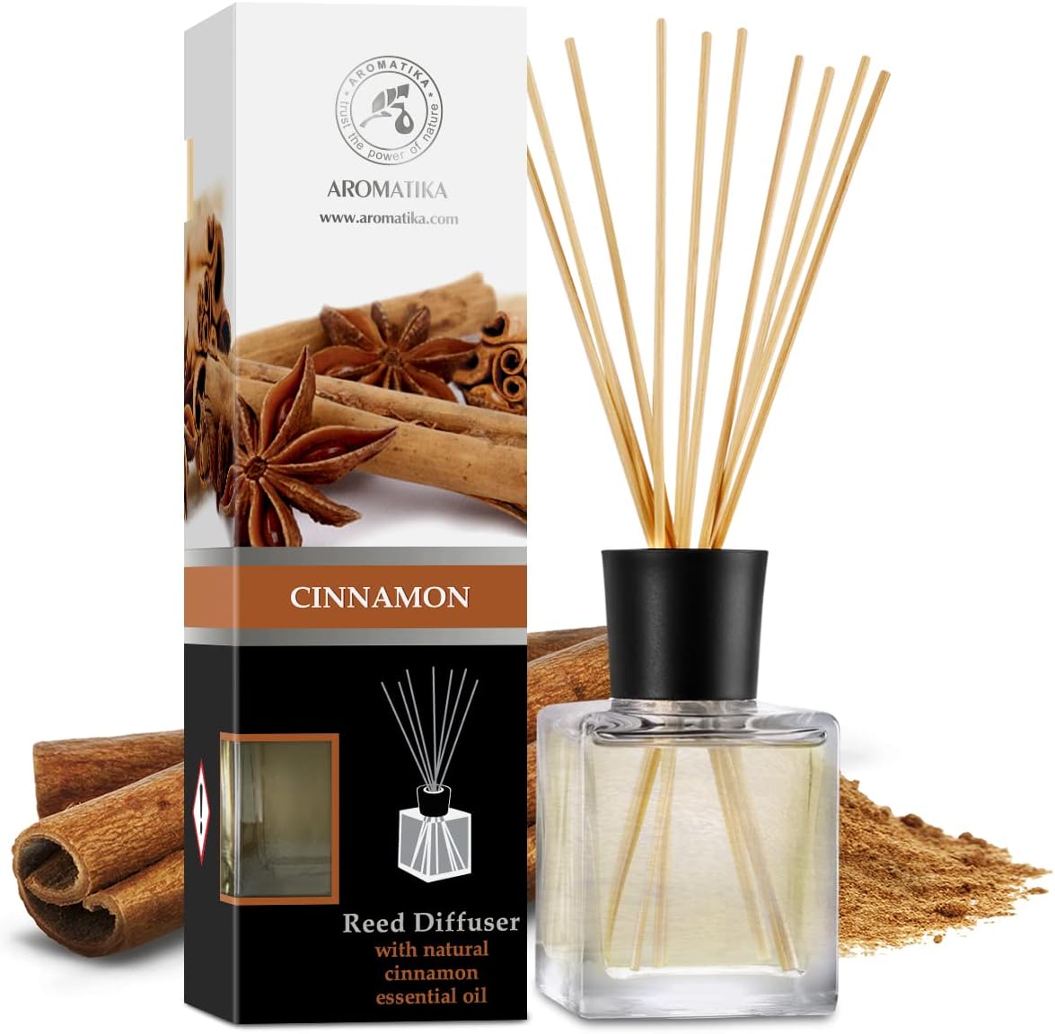 Cinnamon Reed Diffuser 68 Fl Oz - Natural Room Fragrance