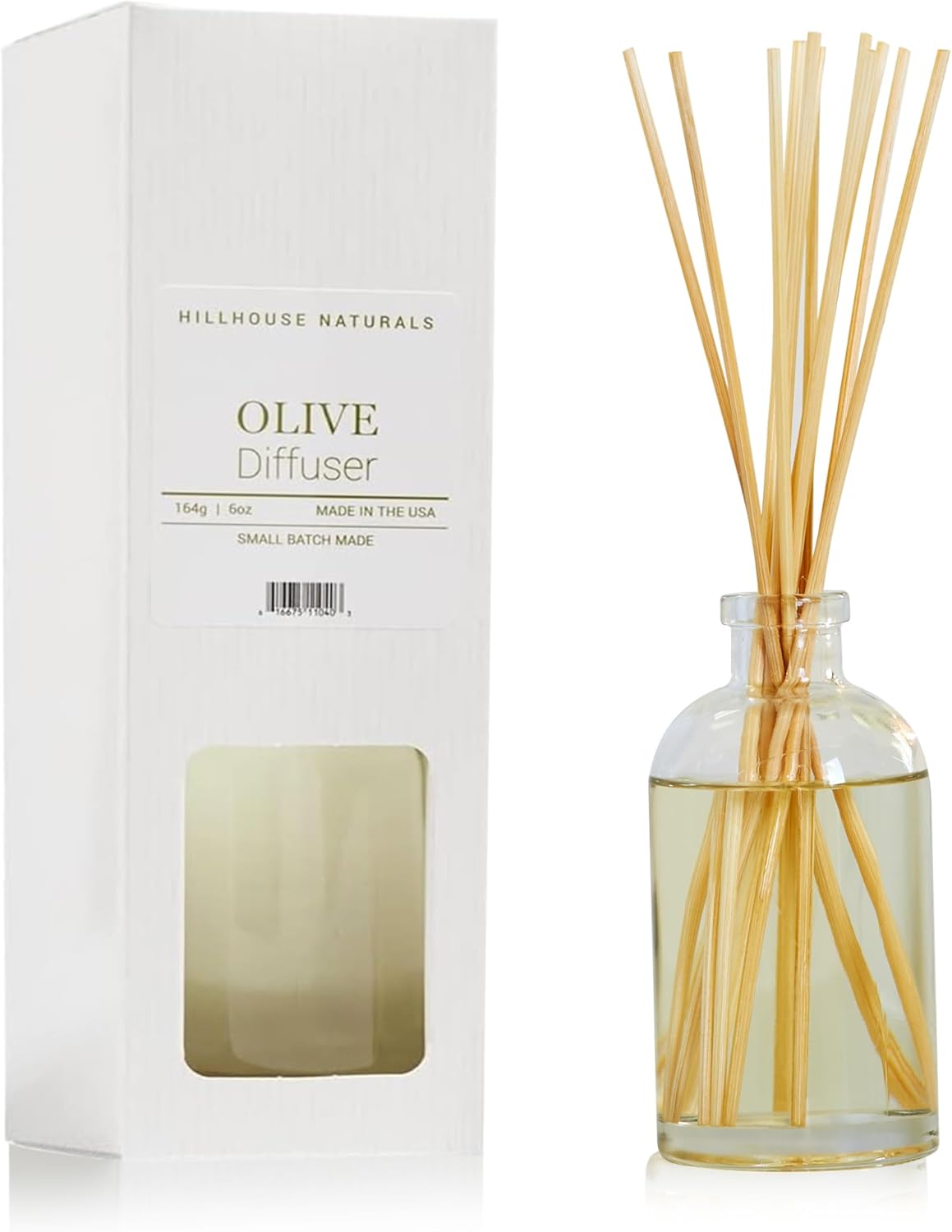 Hillhouse Naturals Olive Scent Reed Diffuser Set