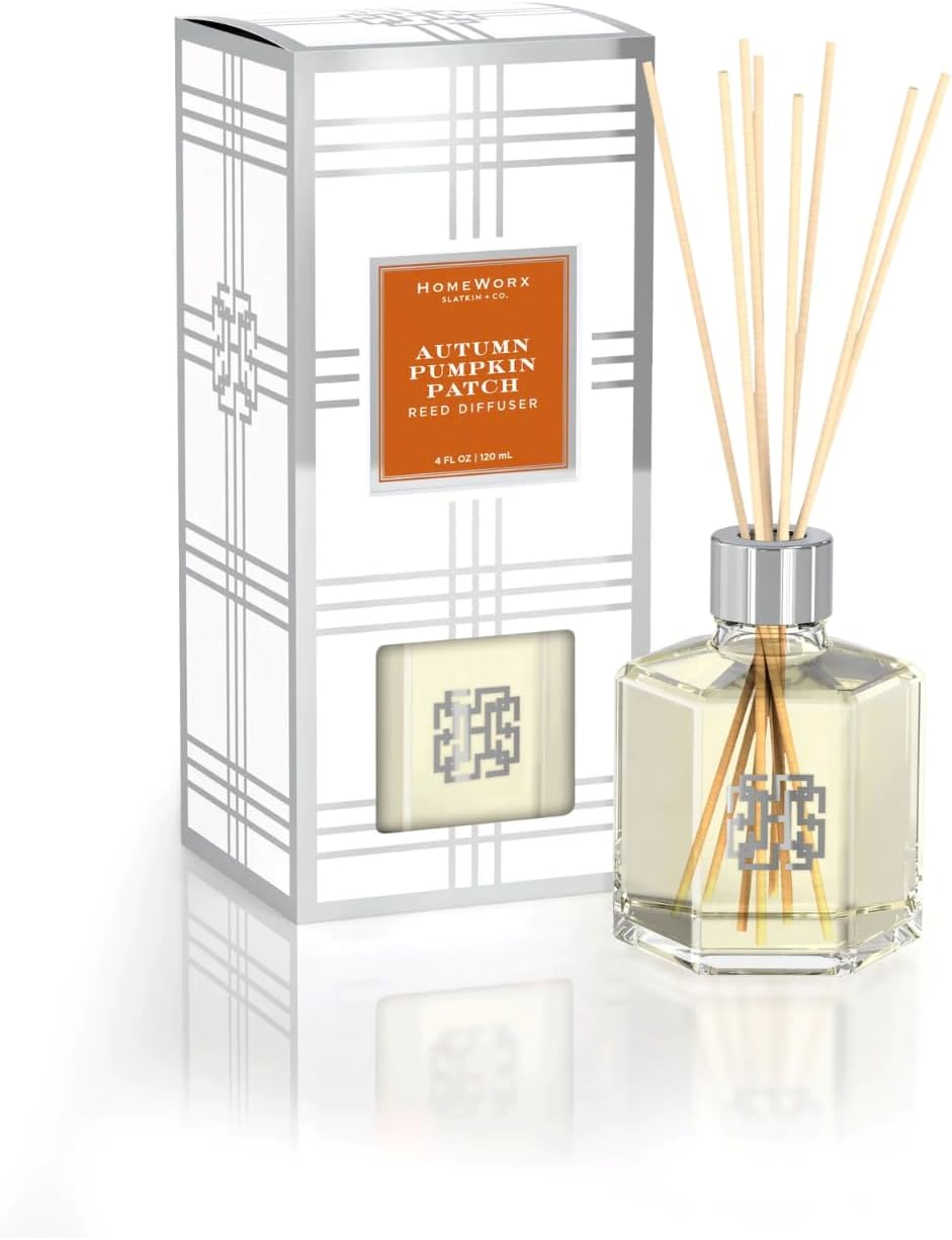 HomeWorx Reed Diffuser Set Autumn Pumpkin Patch