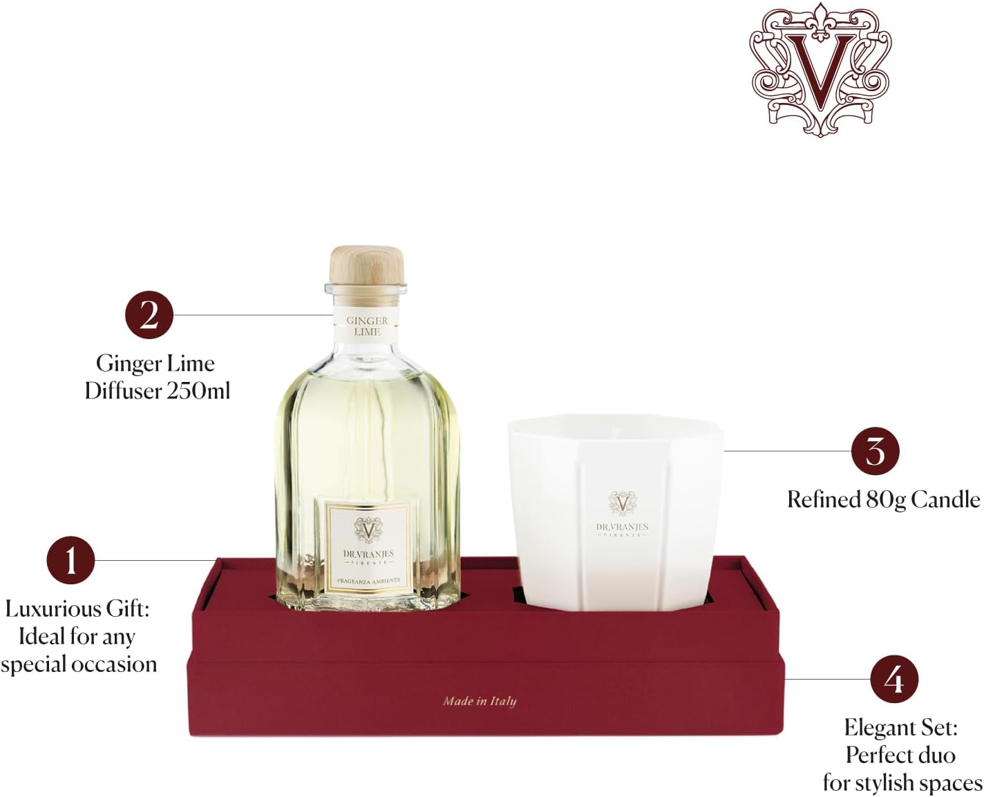 Dr Vranjes Ginger Lime Gift Set
