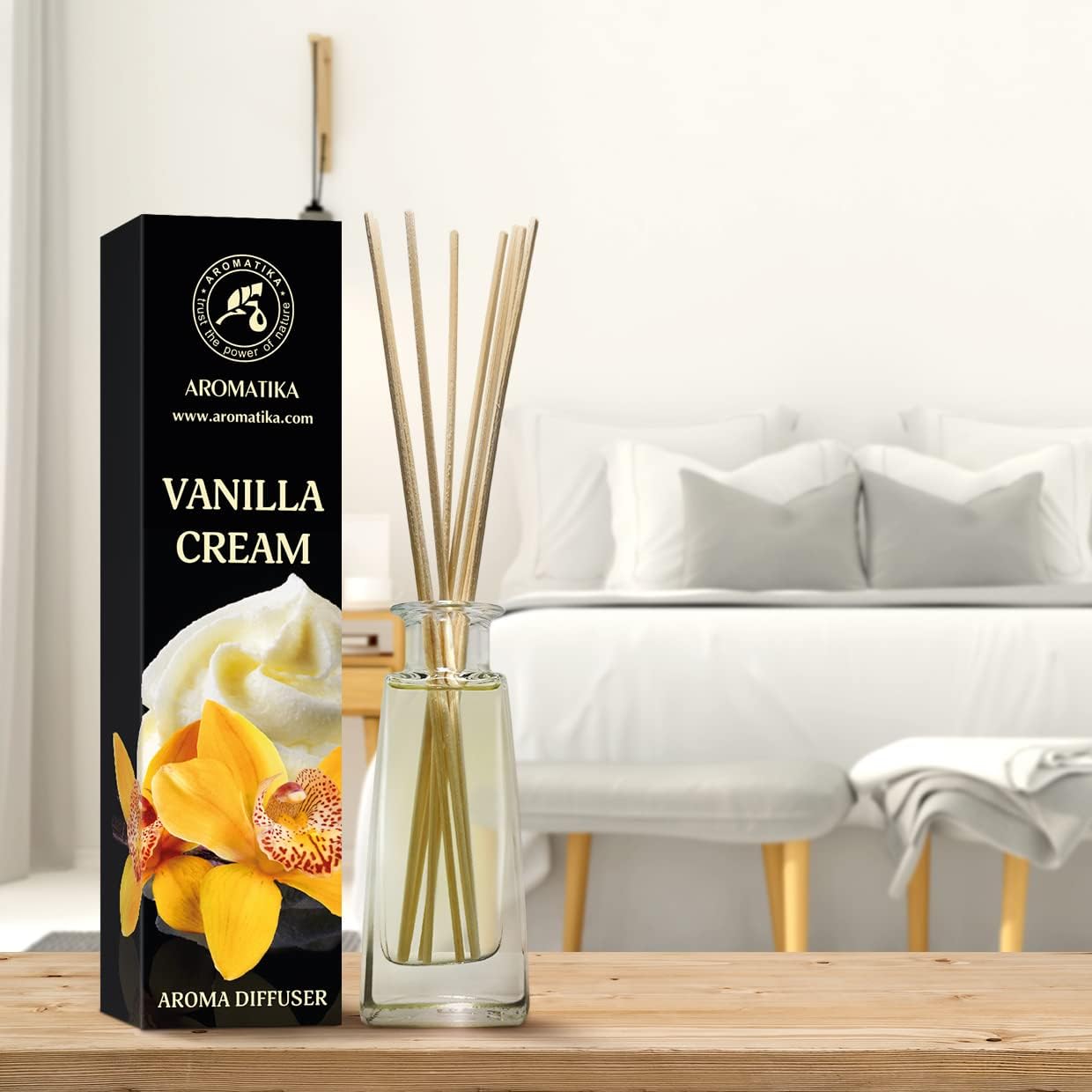 Vanilla Cream Reed Diffuser Set 100ml