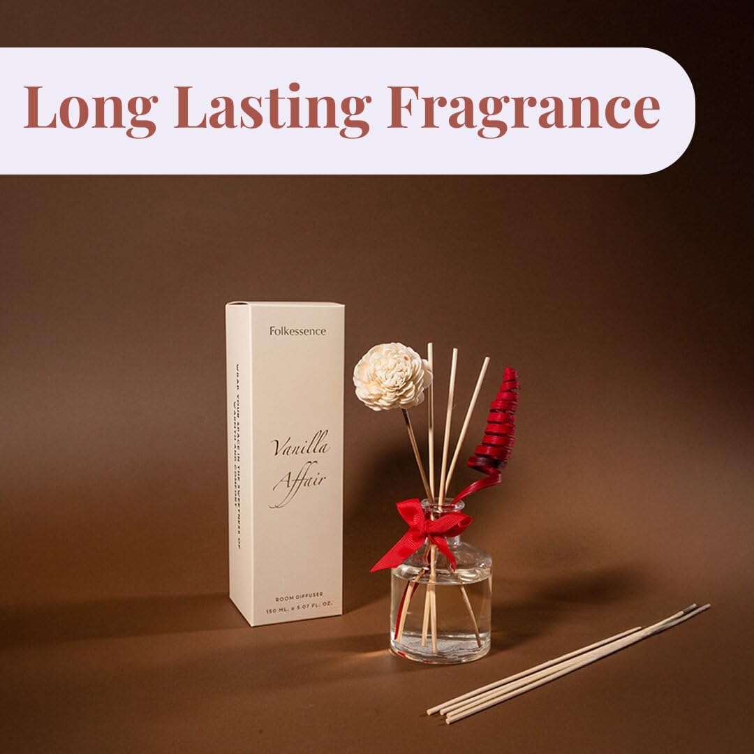 Folkulture Reed Diffuser Set 5oz Vanilla Scent