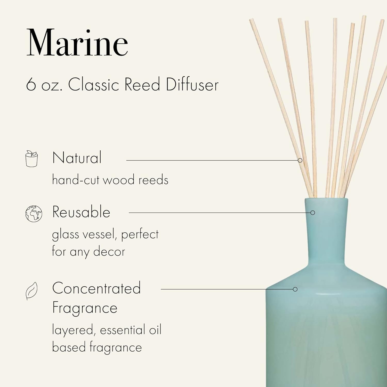 LAFCO New York Classic Reed Diffuser Marine 6 oz