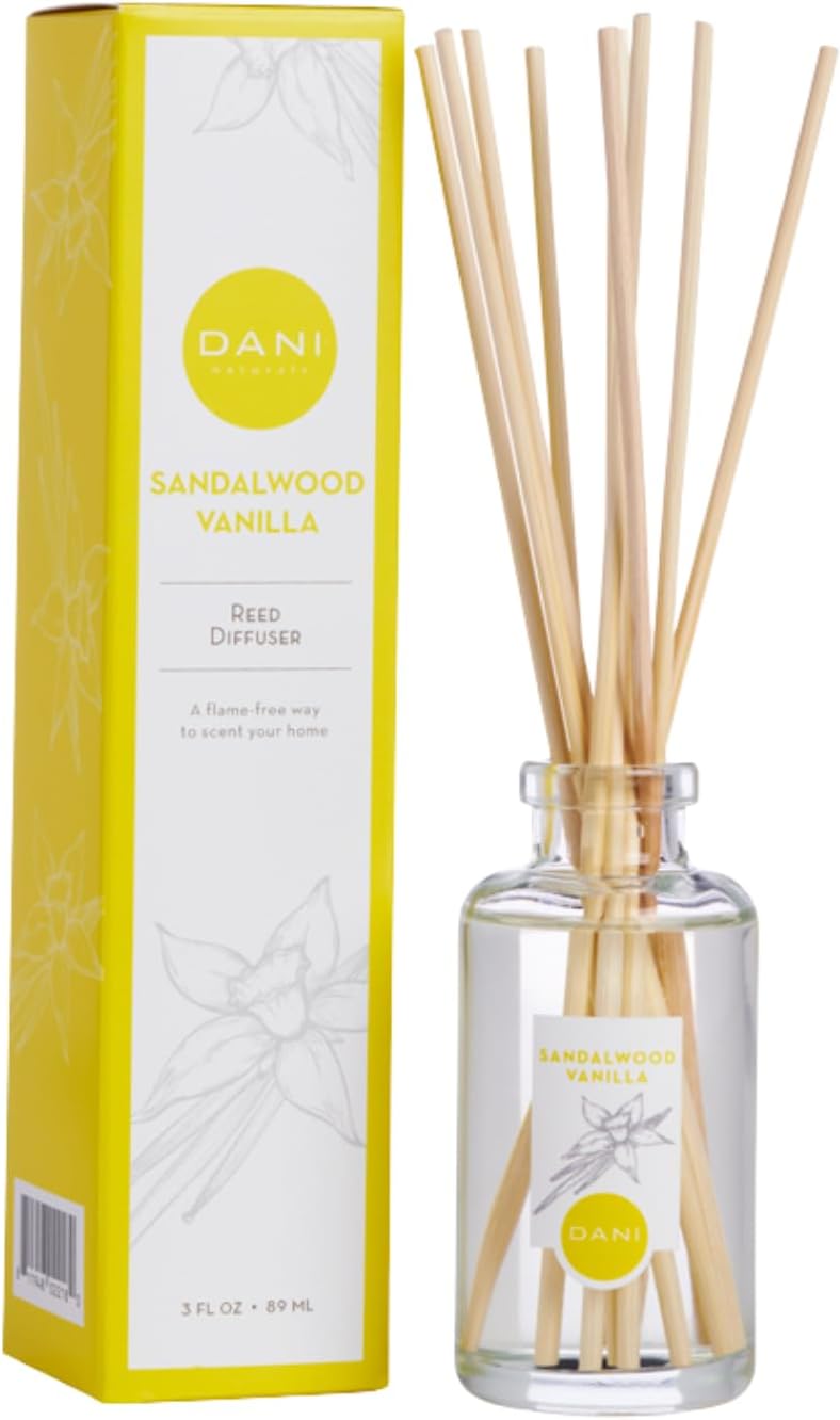 DANI Naturals Reed Diffuser Set Vanilla Sandalwood