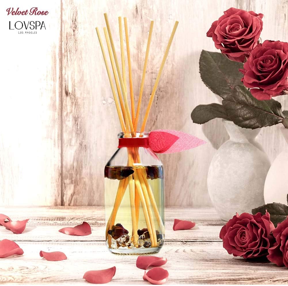 LOVSPA Velvet Rose Reed Diffuser Set