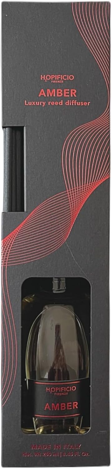 Firenze Amber Luxury Reed Diffuser Set 845 Fl Oz