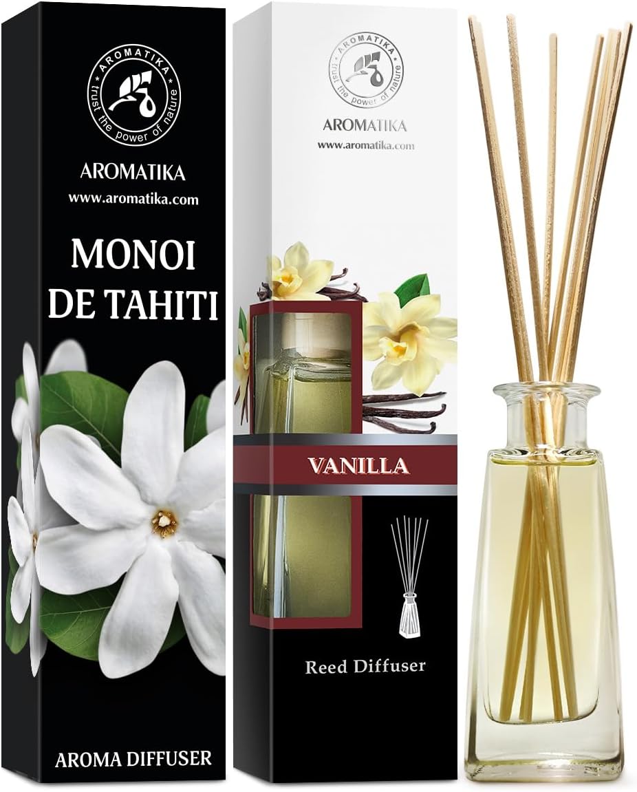 Reed Diffuser Monoi de Tahiti Vanilla Set