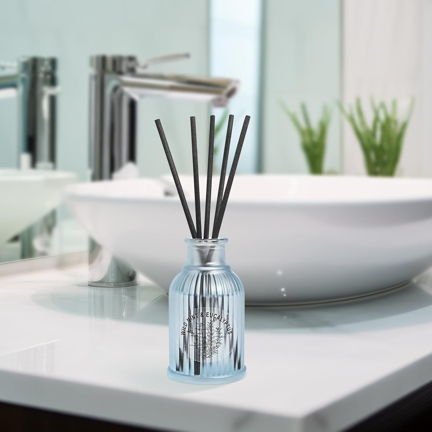 Wild Mint Eucalyptus Reed Diffuser Set 2 Pack